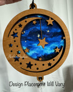Moon & Stars Sun Catcher Suncatcher - Sample