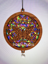 Load image into Gallery viewer, Butterfly Suncatcher - Sapele Wood Acrylic B2
