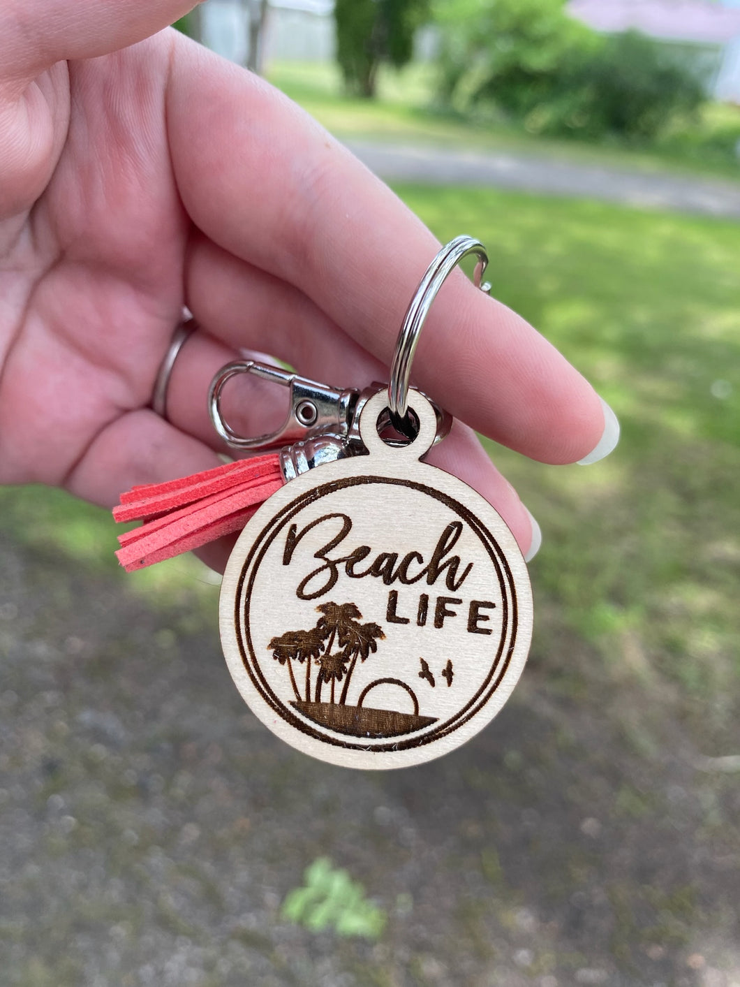Keychain - Beach Life -