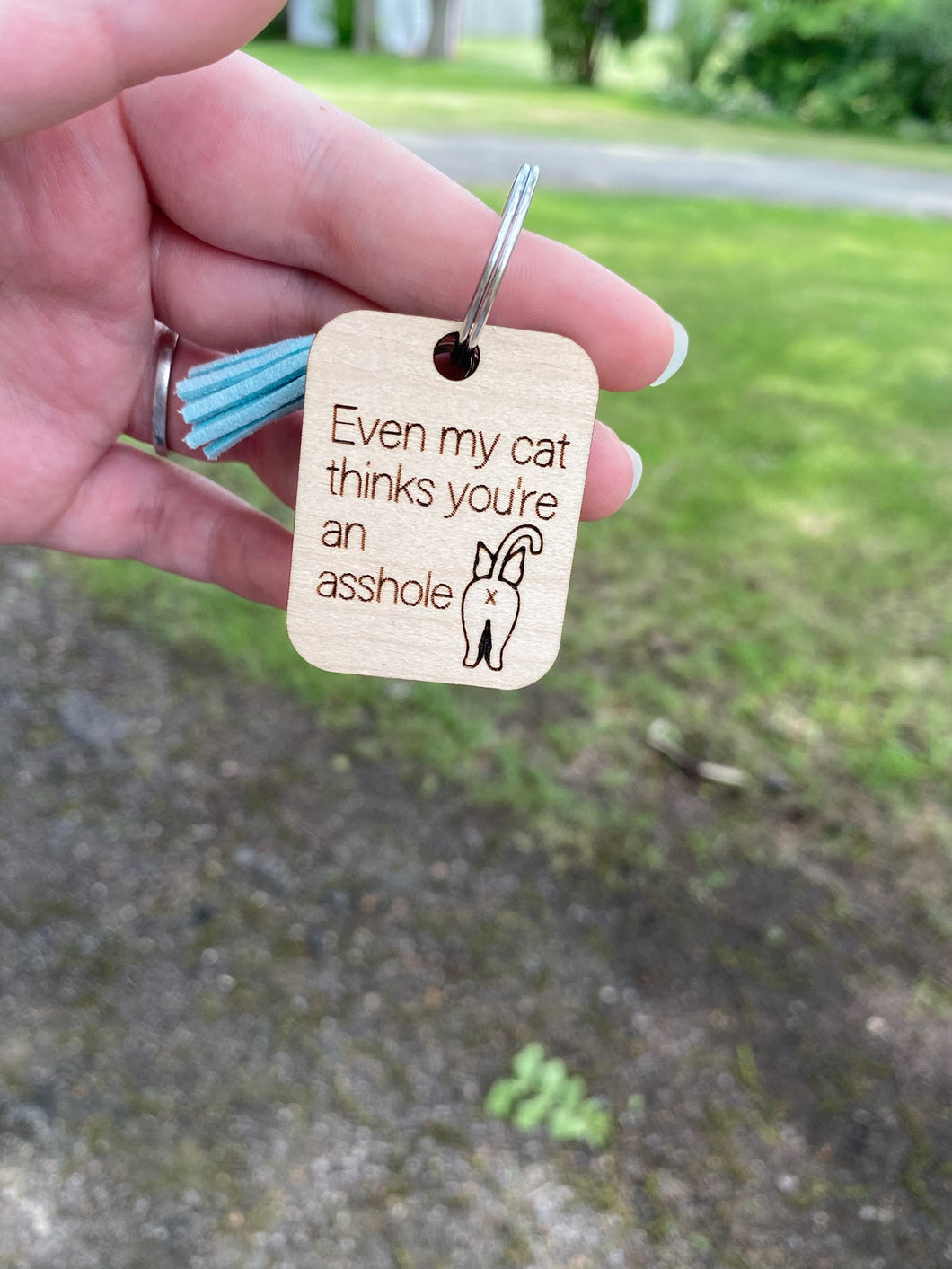Keychain - Even My Cat Thinks You're An Asshole