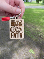 Keychain - Retro Gen X Trike They See Me Rollin' They Hatin'
