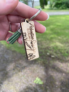 Keychain -  Adventure Is Calling