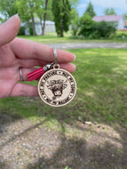 Keychain - Not My Pasture Not My Cows