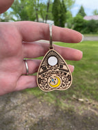 Keychain - Halloween Planchette - Colored
