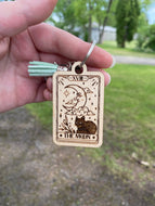 Keychain - Tarot Card - The Moon