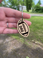 Keychain - Football - Dad