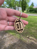 Keychain - Football - Mom