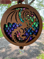 Dragon Sun Catcher Suncatcher - Mahogany