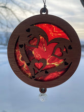 Load image into Gallery viewer, Hearts On Fire Suncatcher - Valentine&#39;s Day - H2
