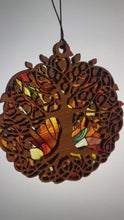 Load and play video in Gallery viewer, Tree of Life Suncatcher - Sapele Wood Acrylic T1
