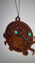 Load and play video in Gallery viewer, Crab Ocean Suncatcher - Sapele Wood Acrylic c2
