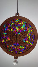Load and play video in Gallery viewer, Butterfly Suncatcher - Sapele Wood Acrylic B1
