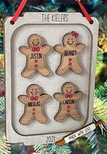 Load image into Gallery viewer, Gingerbread Personalized Ornament
