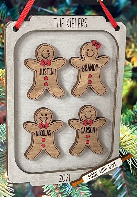 Gingerbread Personalized Ornament