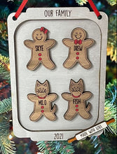 Load image into Gallery viewer, Gingerbread Personalized Ornament
