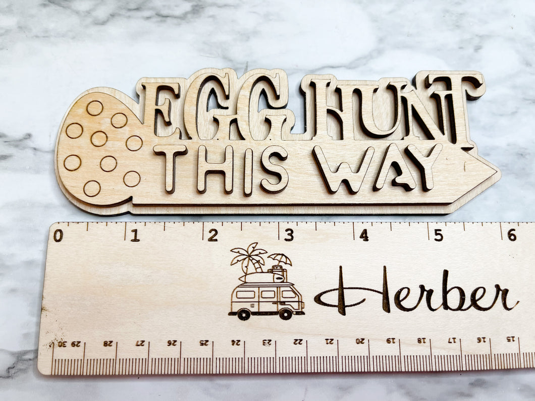 Easter Tier Tray Wood Blanks DIY Wood Kit - Holiday Kitchen Decor - Tiered Signs - Wood Craft Herber Studios Wood Blanks