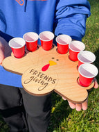 Friends Giving Friendsgiving Shot Turkey Flight Alcohol Liquor Advent Barware Party