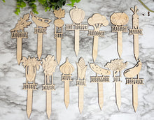 Load image into Gallery viewer, Garden Markers Stakes Vegetable Herbs Plant Marker Garden Decor Plant Accessories BULK ORDERS
