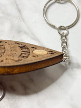 Load image into Gallery viewer, Halloween Ouija Planchette Keychain ~ Never Trust The Living
