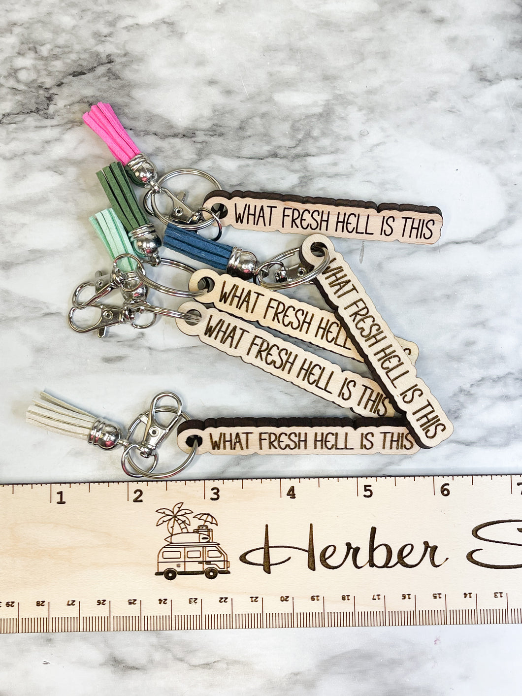 What Fresh Hell Is This Keychain - Adult Keychain - Mature - Swear - Curse Keychain - NSFW - gift For Her Gift For Him Rave