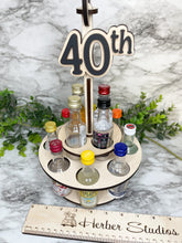 Load image into Gallery viewer, Shot Cake, 40th BIRTHDAY, Bottle Cake, Liquor Cake, Party Cake, Funny Birthday Gift, Adult Birthday for Her, Adult Birthday Gift For Him
