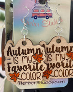 Autumn Is My Favorite Color Drop Earrings