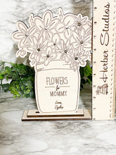 Load image into Gallery viewer, Mother&#39;s Day Flower Picking Vase Mason Jar - Personalized
