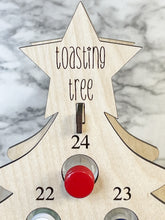 Load image into Gallery viewer, Adult Advent Calendar ~ Toasting Tree ~ Alcohol Liquor ~ Christmas Shots Tree Holiday Herber Studios
