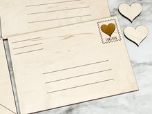 Load image into Gallery viewer, DIY Valentine&#39;s Day Door Hanger Envelope Love Letters Laser Engraved Wood Kit Paint Party Holiday Decor Herber Studios
