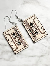 Load image into Gallery viewer, Cassette Tape Earrings - The 80s Are Calling - Music Radio Jewelry Mixed Tape
