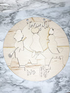 DIY Halloween Tonight We Fly DIY Wood Sign 2 Size Options Door Hanger Fall Shiplap Seasonal Herber Studios