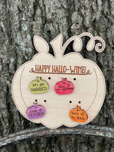 Load image into Gallery viewer, Halloween Wine Charms - Happy Hallo-Wine
