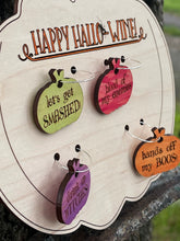 Load image into Gallery viewer, Halloween Wine Charms - Happy Hallo-Wine
