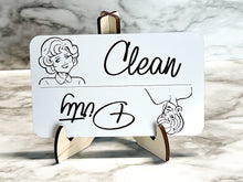 Load image into Gallery viewer, Rose Blanche Dishwasher Magnet - Clean Dirty - Golden Girls
