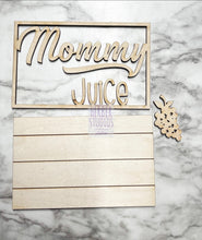 Load image into Gallery viewer, Wine Tier Tray DIY Wood Kit - Bar Kitchen Decor - Red White Drink Tiered Signs - Wood Craft
