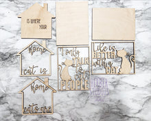 Load image into Gallery viewer, Cat DIY Kit Tier Tray Decoration ~ Decor ~ Home ~ Kitchen ~ Office ~ Cats Pets
