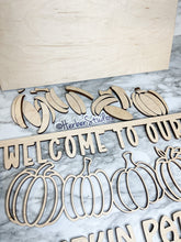 Load image into Gallery viewer, DIY Welcome To Our Pumpkin Patch Layered Sign - Fall Seasonal
