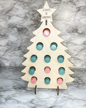 Load image into Gallery viewer, Adult Advent Calendar ~ WINE ~ Christmas Winemas Personalized Tipsy Tree Holiday Herber Studios HIGH QUALITY Wood
